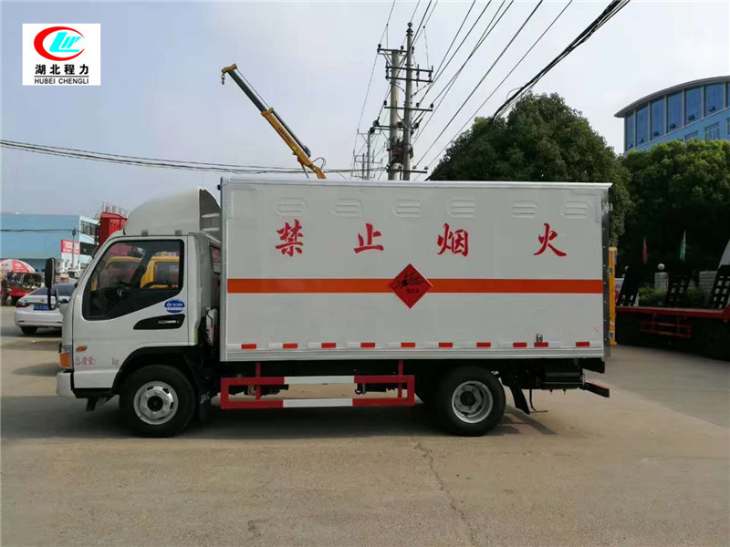 Jianghuai 4,1-Meter-Flüssiggas-Box-Transportfahrzeug [Klasse III]