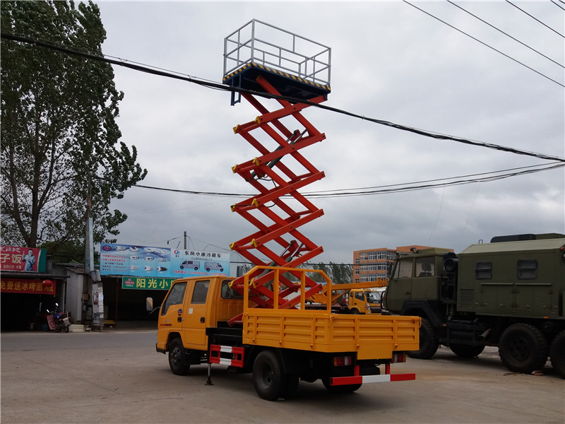 (8 - 12 Meter, Blaue Etikett) Jiangling Doublereihe · Hebeplattform