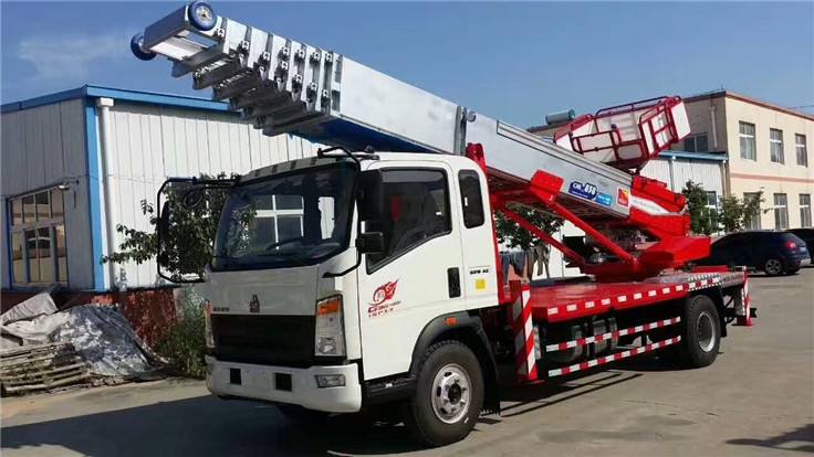(45 Meter) Haowo Höhenarbeitsfahrzeug der Marke Hongqi