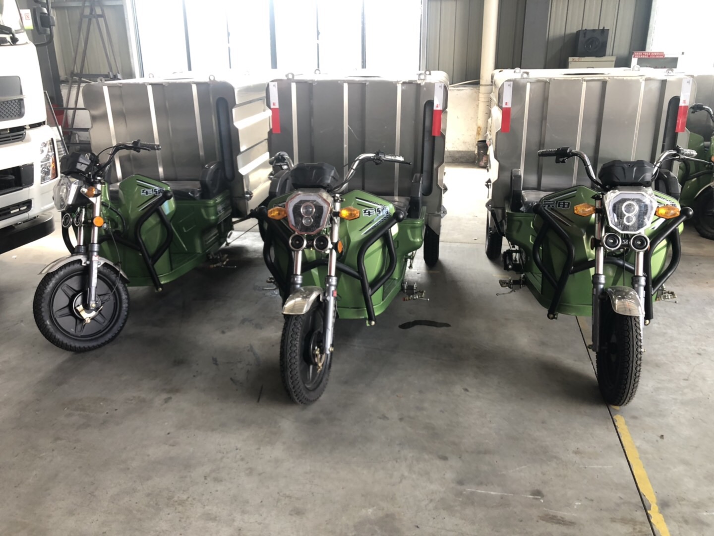 (600 Liter) Elektro dreirädriges Reinigungsfahrzeug