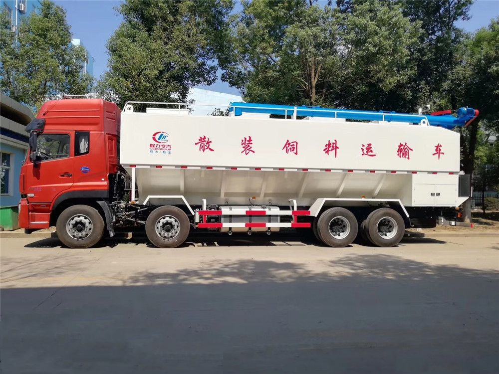 Dongfeng Tianlong Vorder-vier Rückenacht [40 Kubik] Schüttguttransportfahrzeug