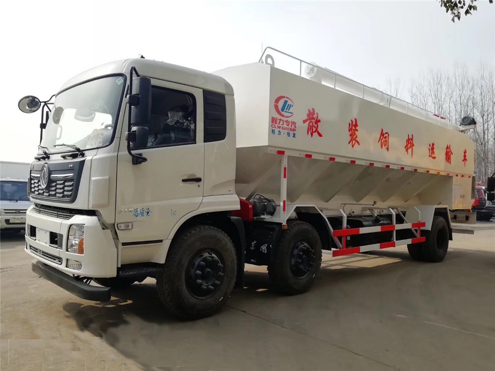 Dongfeng Tianjin Klein Drei-Achsen [30 Kubikmeter] Schüttguttransportfahrzeug