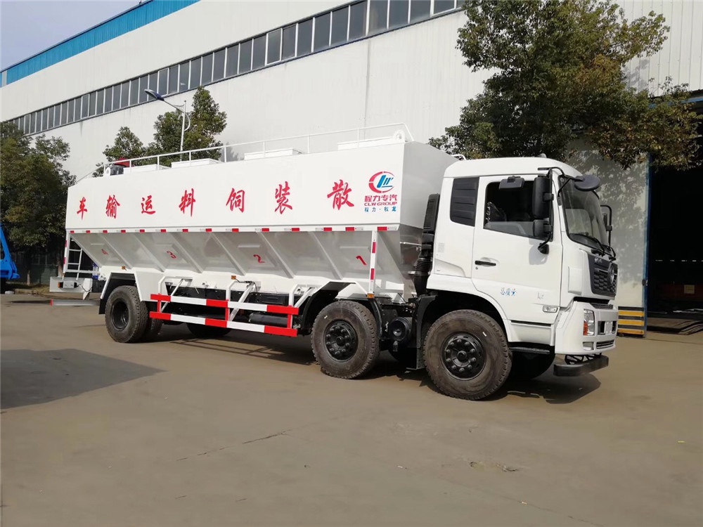 Dongfeng Tianjin Klein Drei-Achsen [30 Kubikmeter] Schüttguttransportfahrzeug