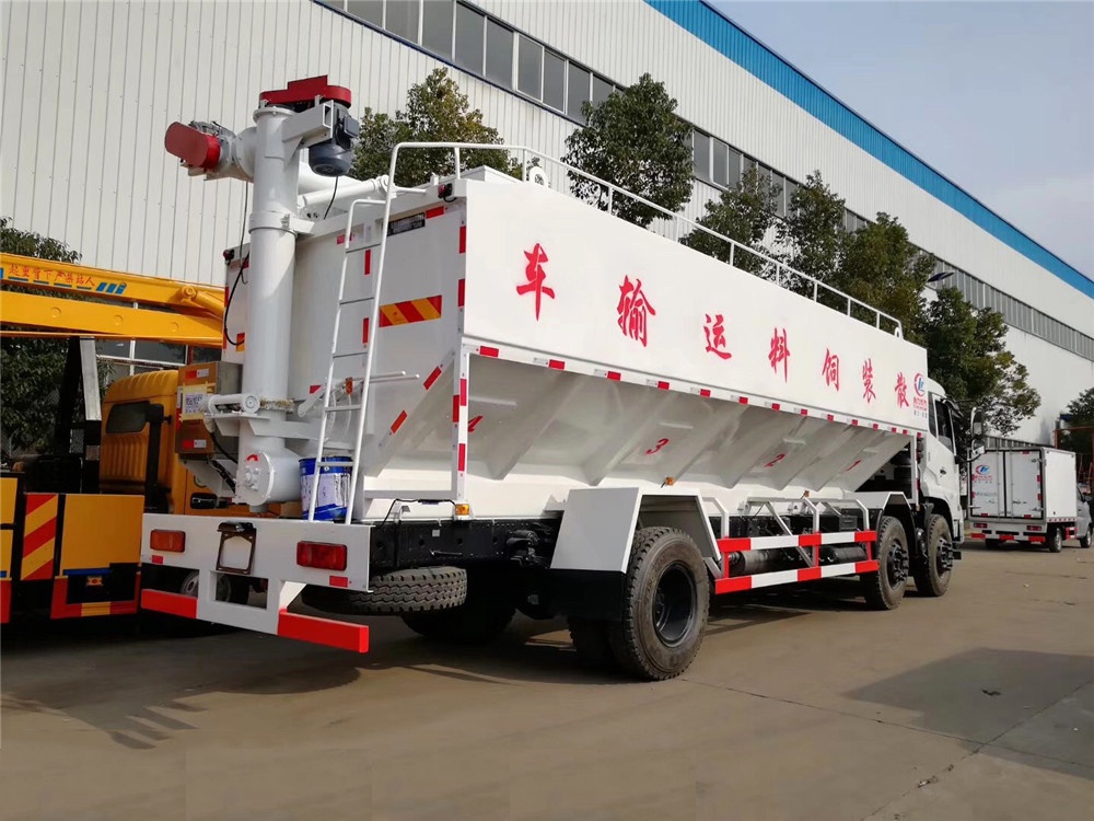Dongfeng Tianjin Klein Drei-Achsen [30 Kubikmeter] Schüttguttransportfahrzeug
