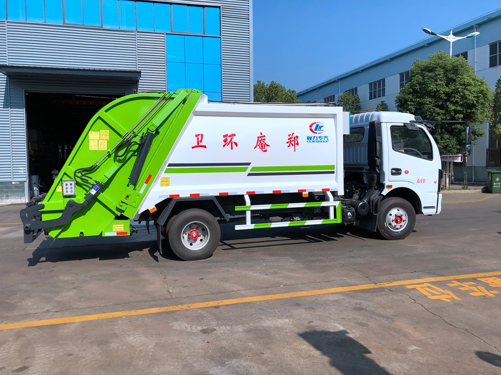【8 Kubikvolumen】Dongfeng D7 Kompressorgarbagefahrzeug
