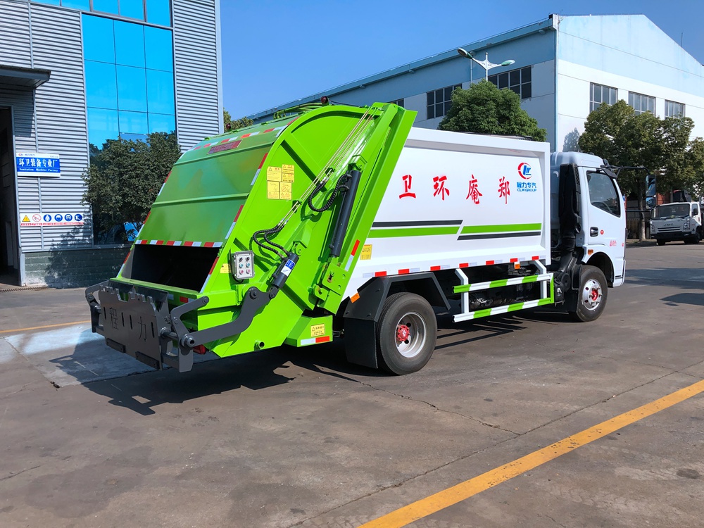 【8 Kubikvolumen】Dongfeng D7 Kompressorgarbagefahrzeug