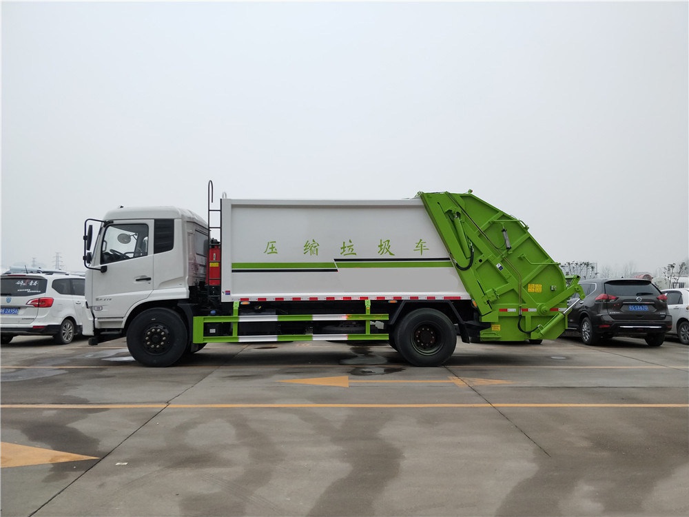 【14 Kubik】 Dongfeng Tianjin Modell Komprimierter Müllwagen