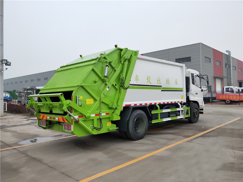 【14 Kubik】 Dongfeng Tianjin Modell Komprimierter Müllwagen