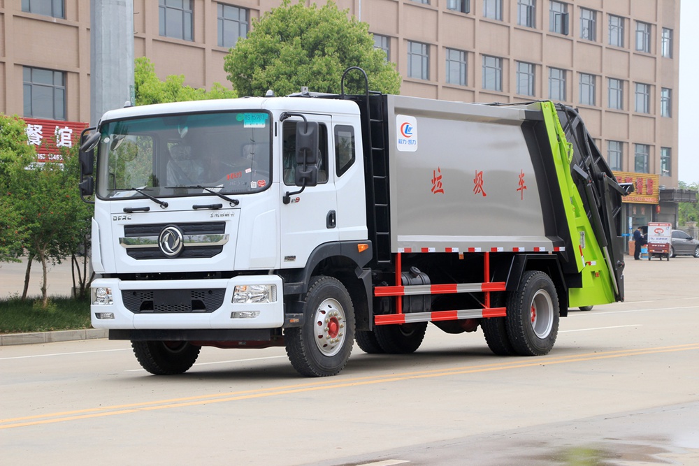【10 Kubikmeter】 Dongfeng D9 Komprimierter Müllwagen