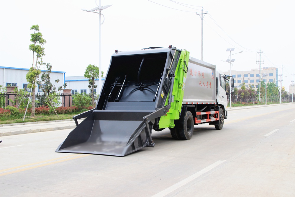 【10 Kubikmeter】 Dongfeng D9 Komprimierter Müllwagen
