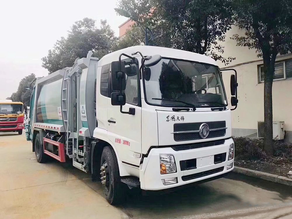 【5+10 Box】 Dongfeng Tianjin Typ 6 Müllwagen für Müllentsorgung