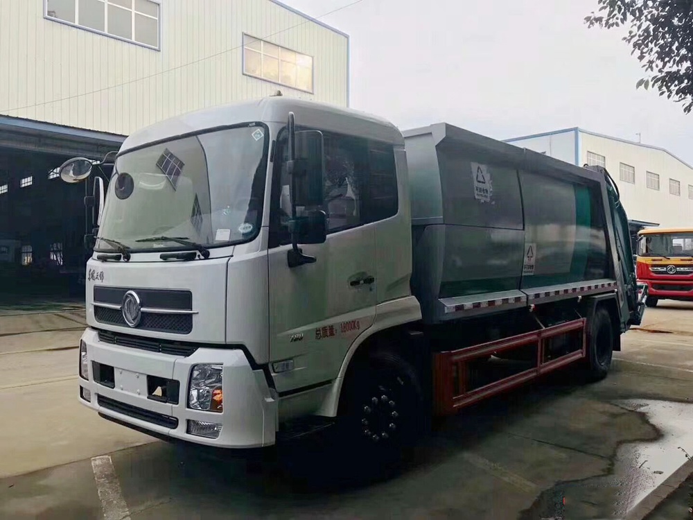 【5+10 Box】 Dongfeng Tianjin Typ 6 Müllwagen für Müllentsorgung