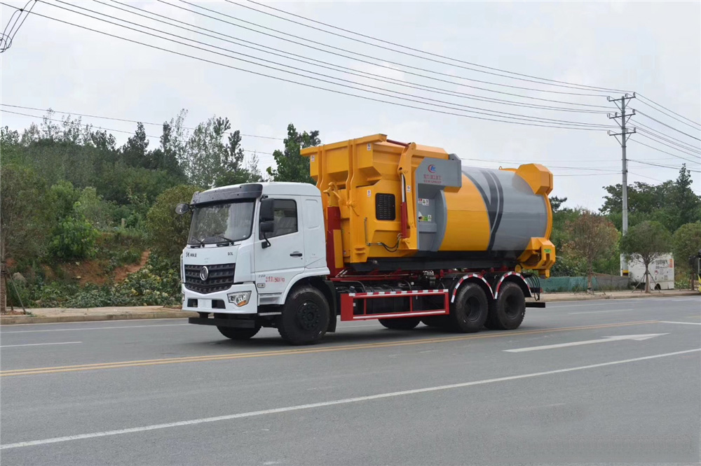 【18 Modelle】 Dongfeng unten montierter hinterer Doppelachslaster mit ausziehbarer Schaufel