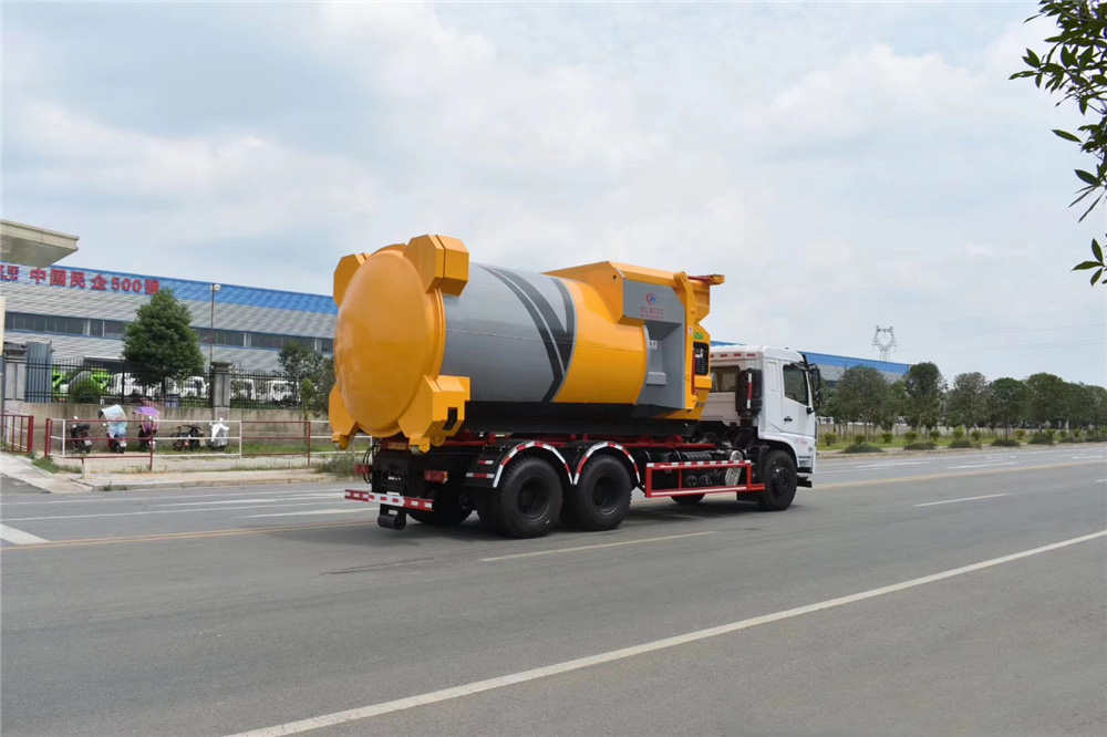 【18 Modelle】 Dongfeng unten montierter hinterer Doppelachslaster mit ausziehbarer Schaufel