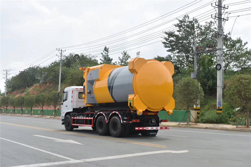 【18 Modelle】 Dongfeng unten montierter hinterer Doppelachslaster mit ausziehbarer Schaufel