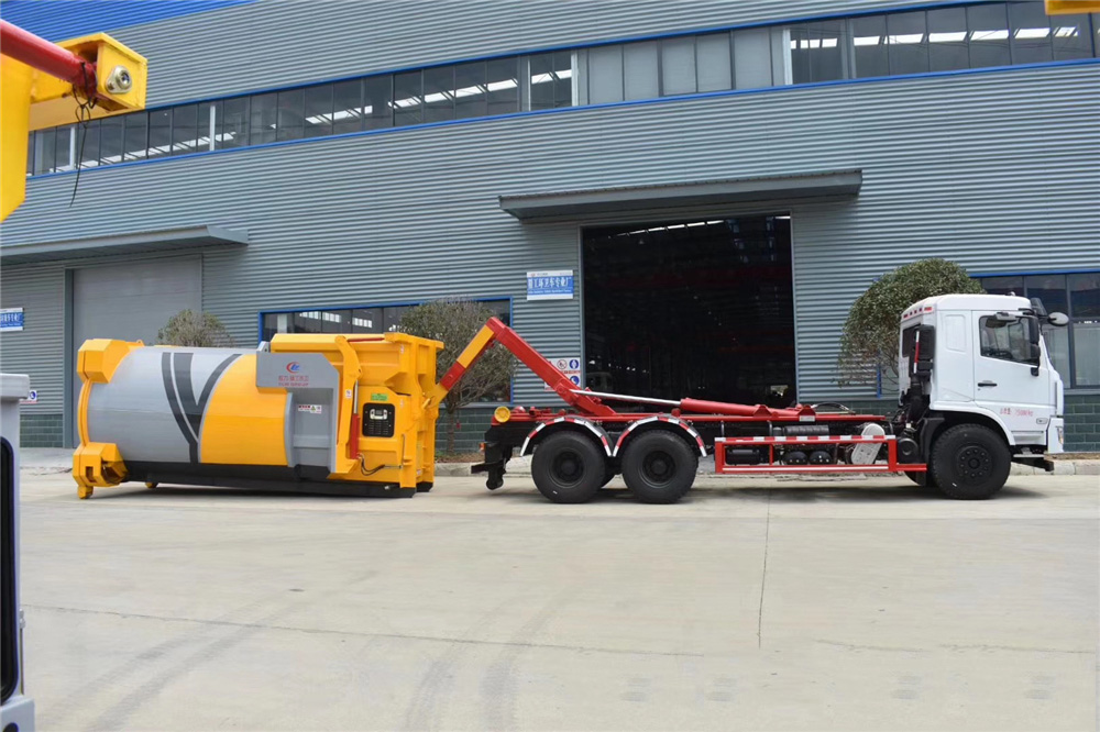 【18 Modelle】 Dongfeng unten montierter hinterer Doppelachslaster mit ausziehbarer Schaufel