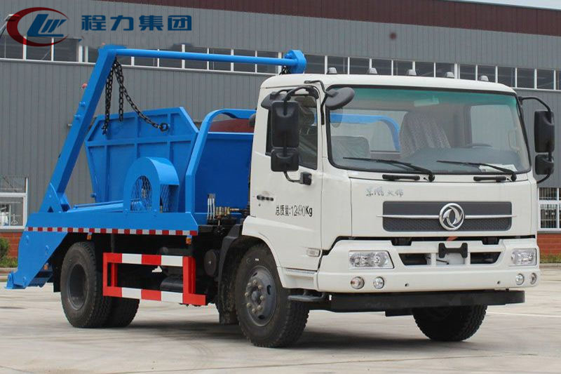 【12 Kubikcapazität】 Dongfeng Tianjin Typ Müllwagen mit Schwenkkranz