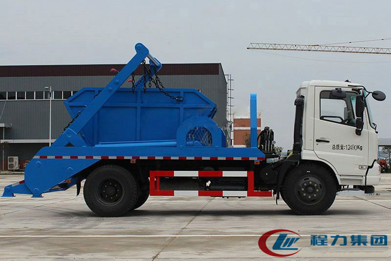 【12 Kubikcapazität】 Dongfeng Tianjin Typ Müllwagen mit Schwenkkranz