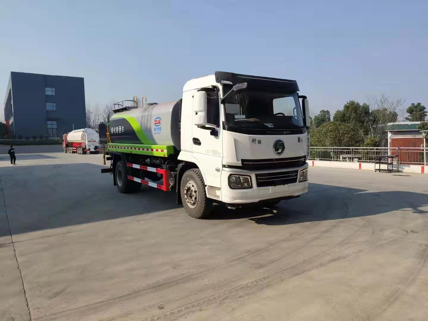 Shaanxi Auto Xuande 15-kubischer Grünanlagen-Wasserwagen (mit Nebelsprüher)