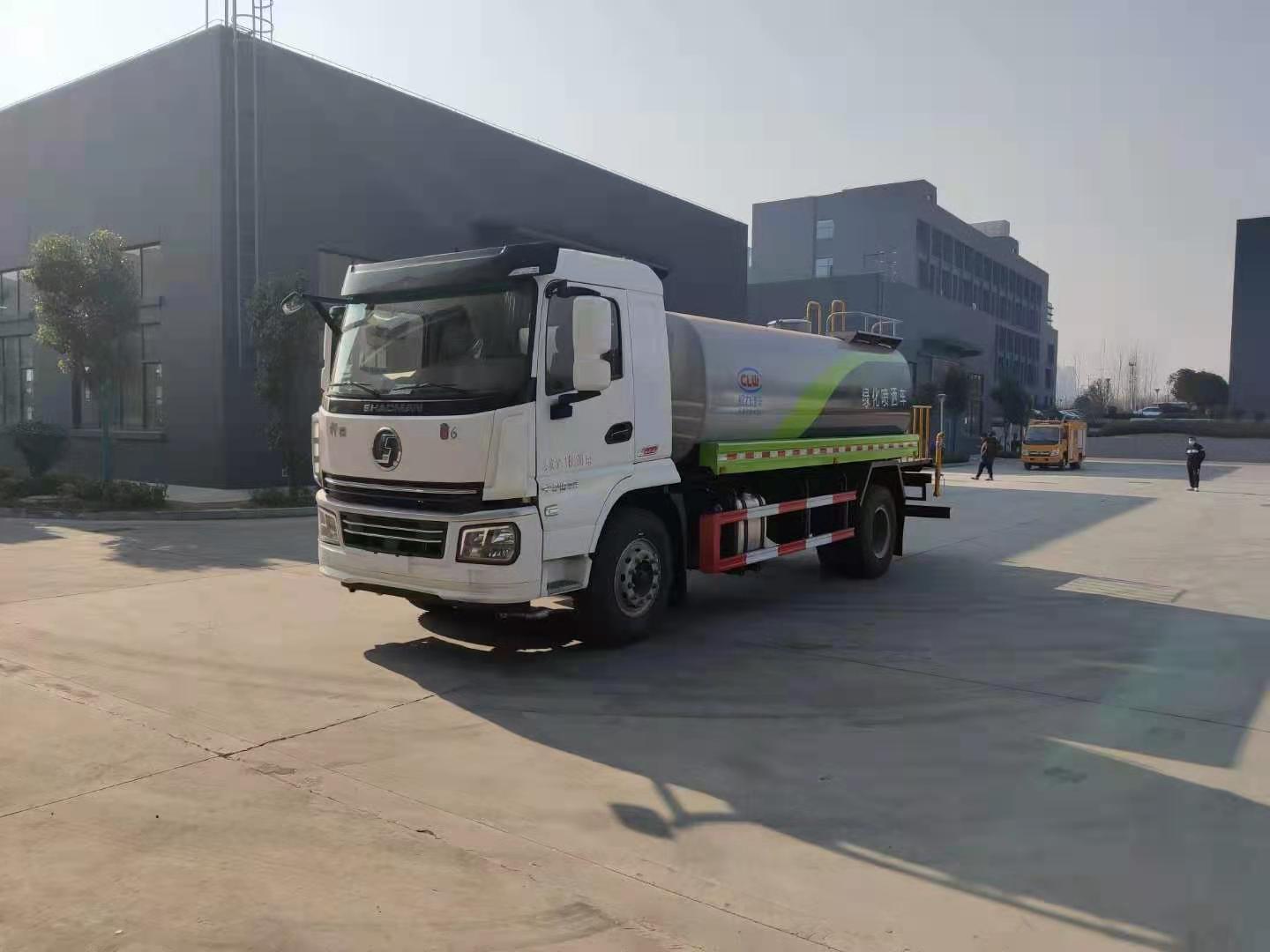 Shaanxi Auto Xuande 15-kubischer Grünanlagen-Wasserwagen (mit Nebelsprüher)