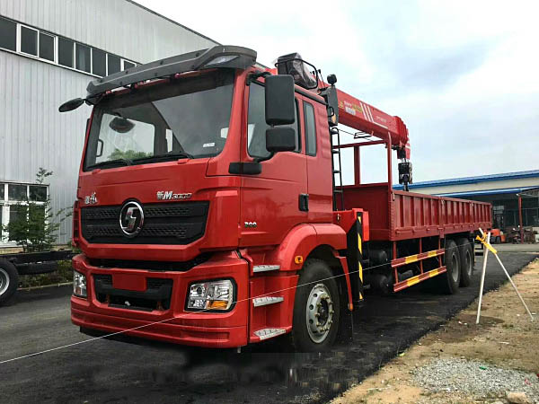Shaanxi Auto Delong 14-Tonnen Dreiaxler Anhängerkran mit Allradantrieb, hergestellt von Sany Heavy Industry