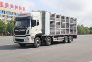 Dongfeng Tianlong VL Fünfte Generation Inländischer Standard Aluminiumlegierung Viehtransportfahrzeug
