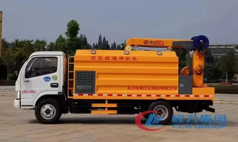 Dongfeng Stadt Abwasserpipeline Hochdruckreinigungs- und Schlickbeseitigungsfahrzeug