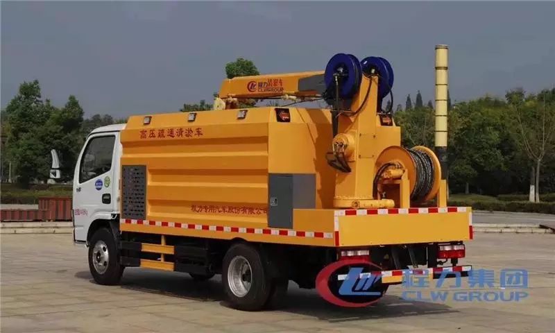 Dongfeng Stadt Abwasserpipeline Hochdruckreinigungs- und Schlickbeseitigungsfahrzeug