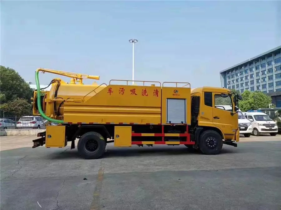 Dongfeng Tianjin 12-m³ Reinigung und Schmutzwassersaugfahrzeug