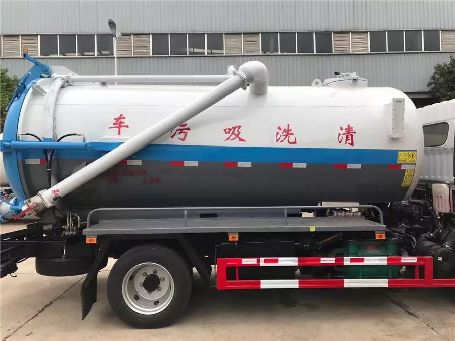 Dongfeng 8-tonnen integrierte Tankreinigungs- und Schmutzwassersaugfahrzeuge