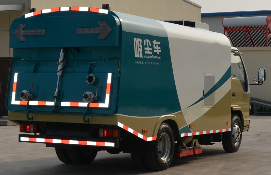 Trocken und nass dualzweckiger Isuzu 5-tonnen Staubsauger Lkw