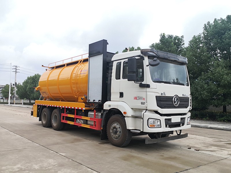 Shaanxi Auto Delong Reinigung und Abwassersaugung (mit Hilfslüfter)