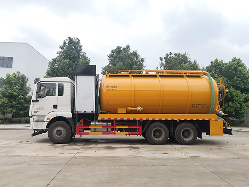 Shaanxi Auto Delong Reinigung und Abwassersaugung (mit Hilfslüfter)