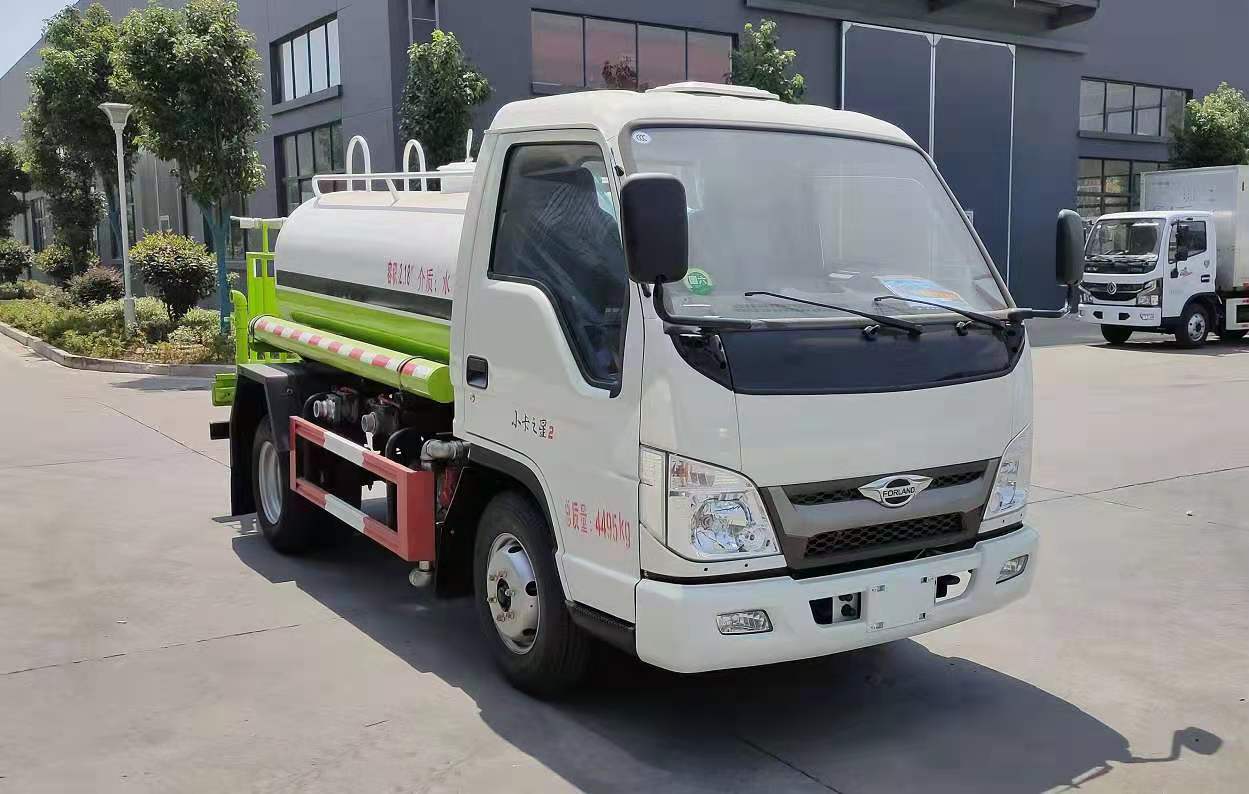 Futian 3-ton water tanker truck