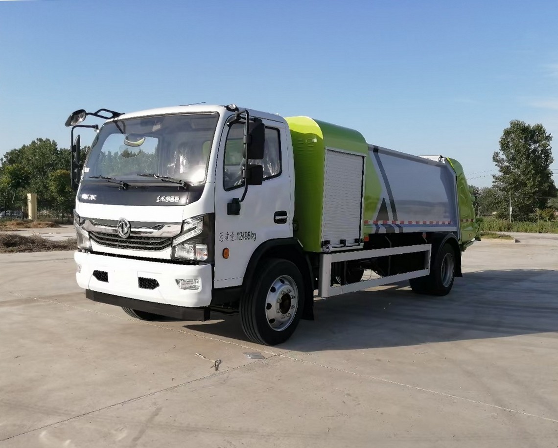 8-ton Dongfeng Kapte voll elektrischer komprimierter Müllwagen