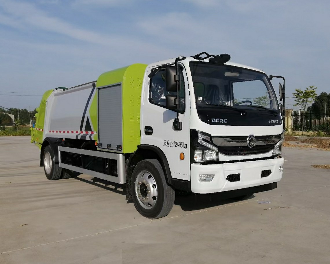 8-ton Dongfeng Kapte voll elektrischer komprimierter Müllwagen