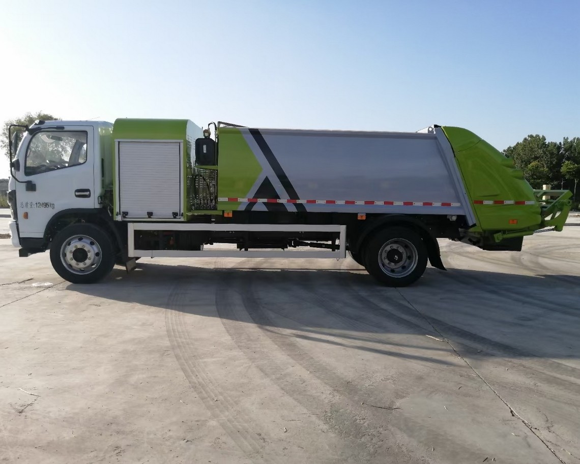 8-ton Dongfeng Kapte voll elektrischer komprimierter Müllwagen