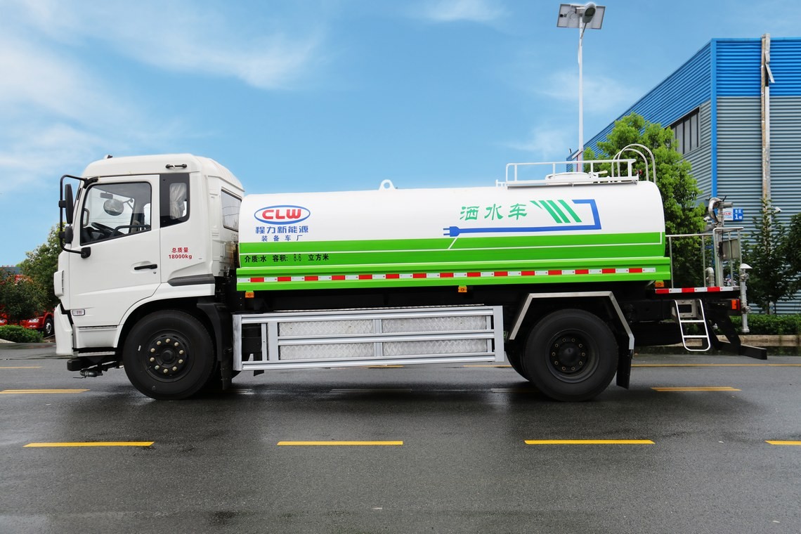 Dongfeng Tianjin 10-kubikmeter voll elektrischer Wasser-sprühender Lastkraftwagen