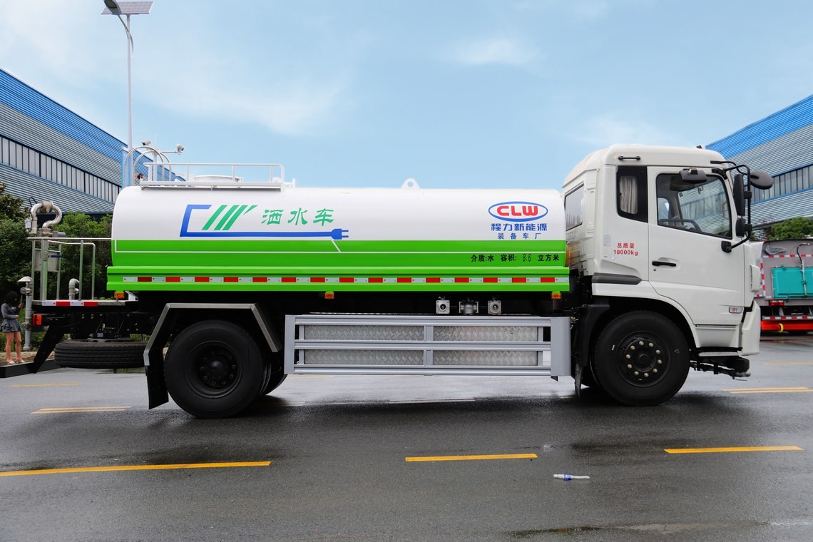 Dongfeng Tianjin 10-kubikmeter voll elektrischer Wasser-sprühender Lastkraftwagen