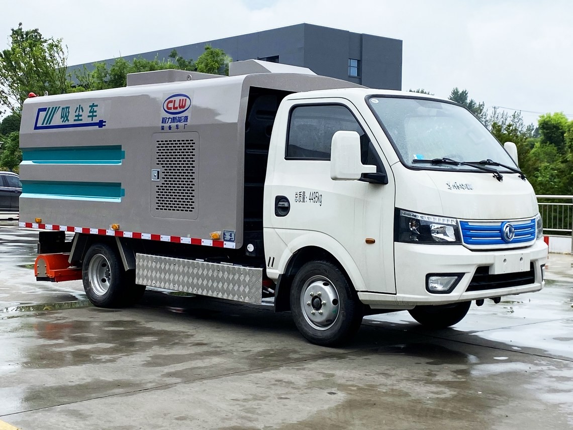 Dongfeng Huashen 3,5 Kubikmeter voll elektrischer Staubsaugerwagen