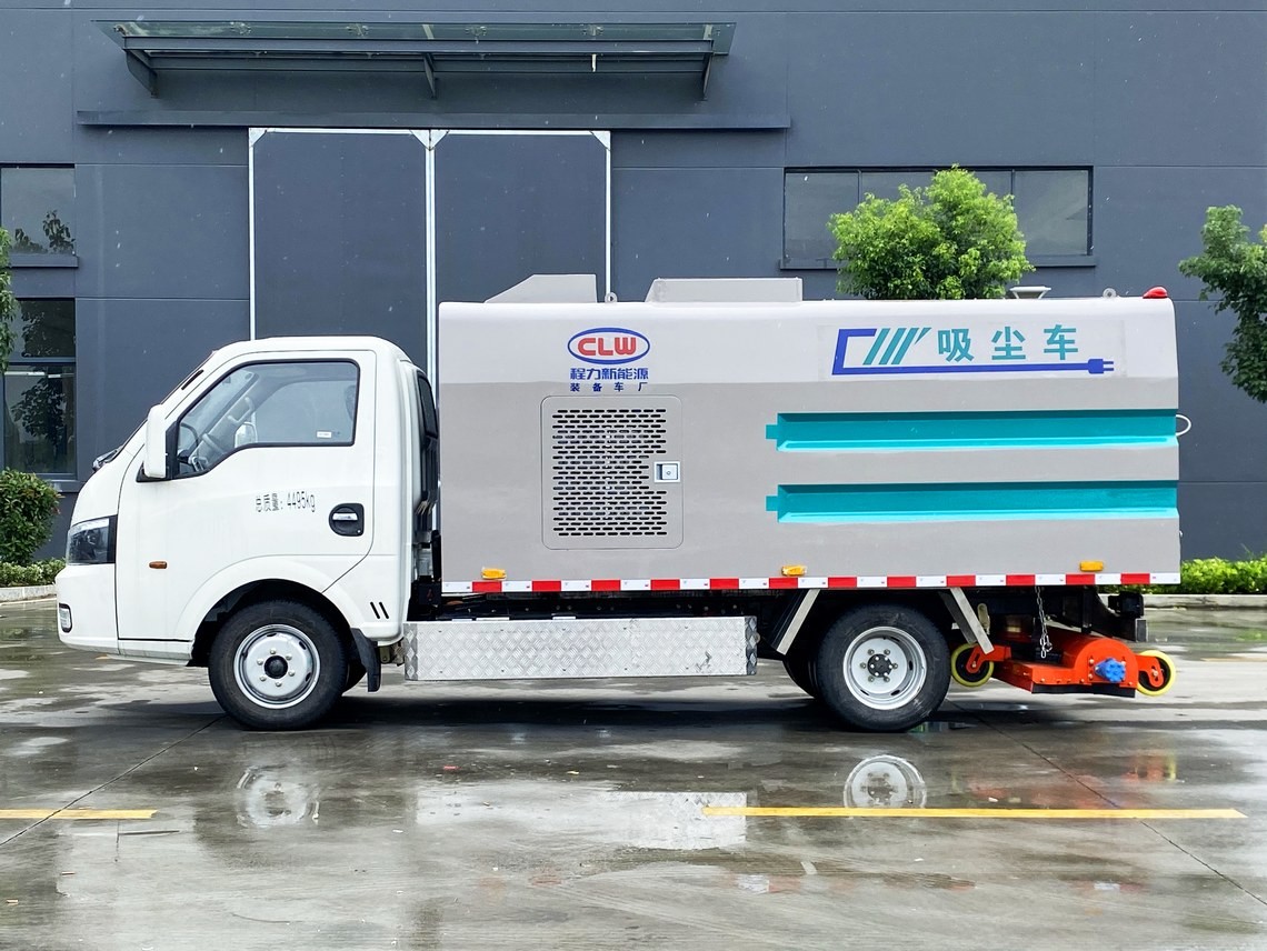Dongfeng Huashen 3,5 Kubikmeter voll elektrischer Staubsaugerwagen