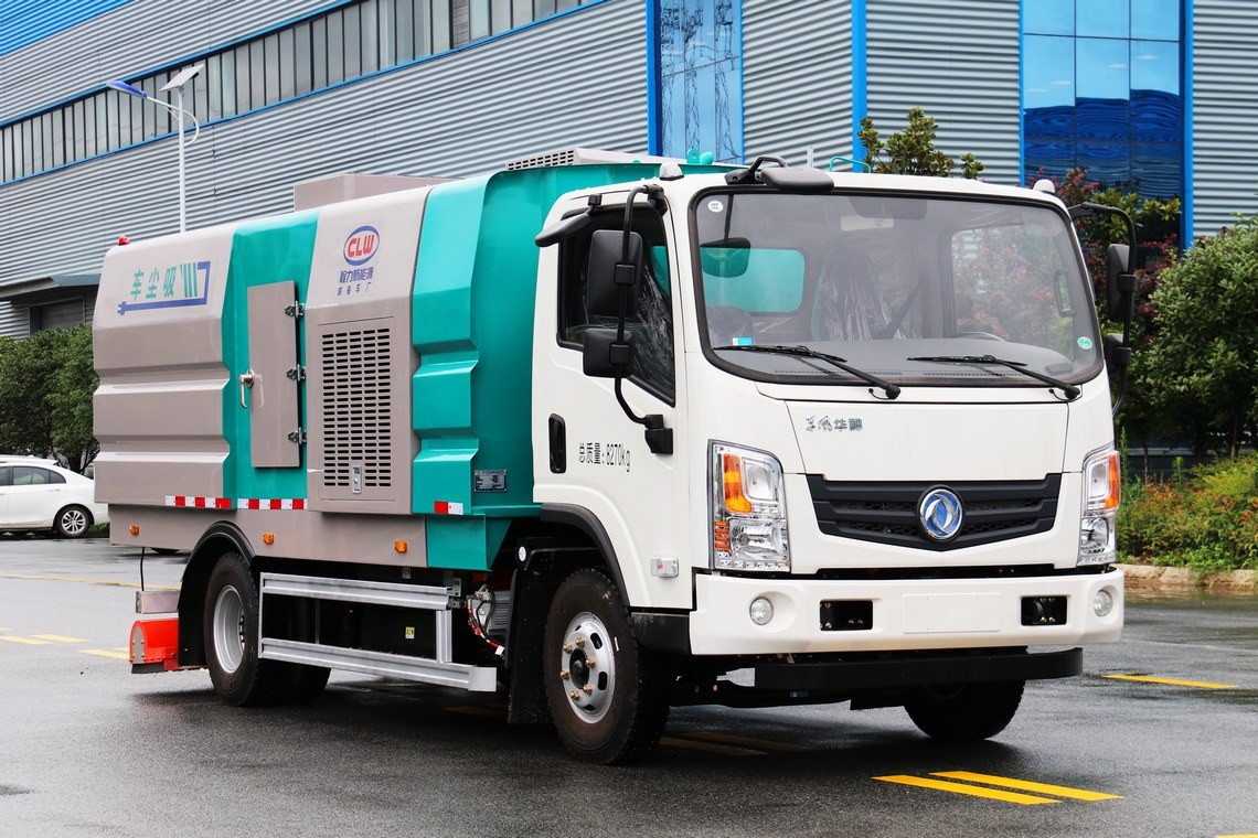 Dongfeng Huashen 5,5 Kubikmeter voll elektrischer Staubsaugerwagen