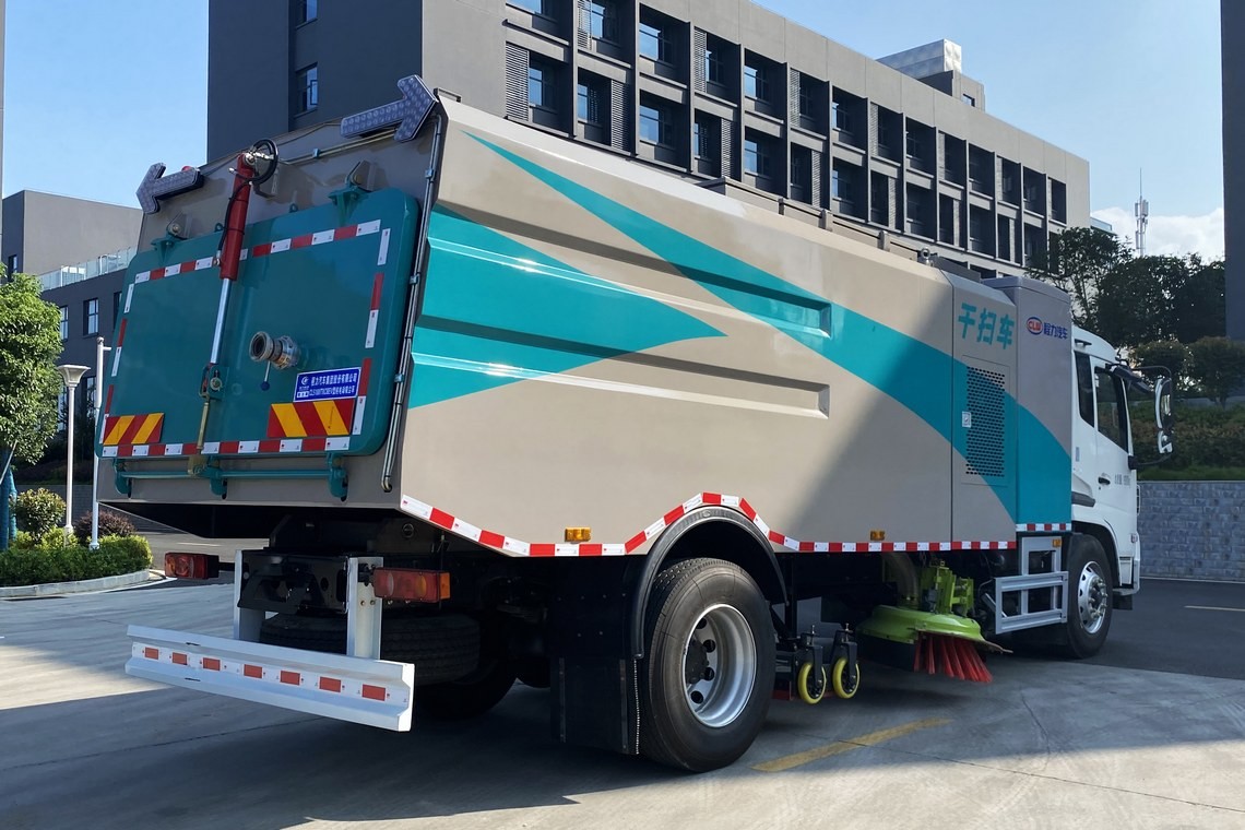 Dongfeng Tianjin reinigungsfreier Elektro-Streuwagen und Staubsauger