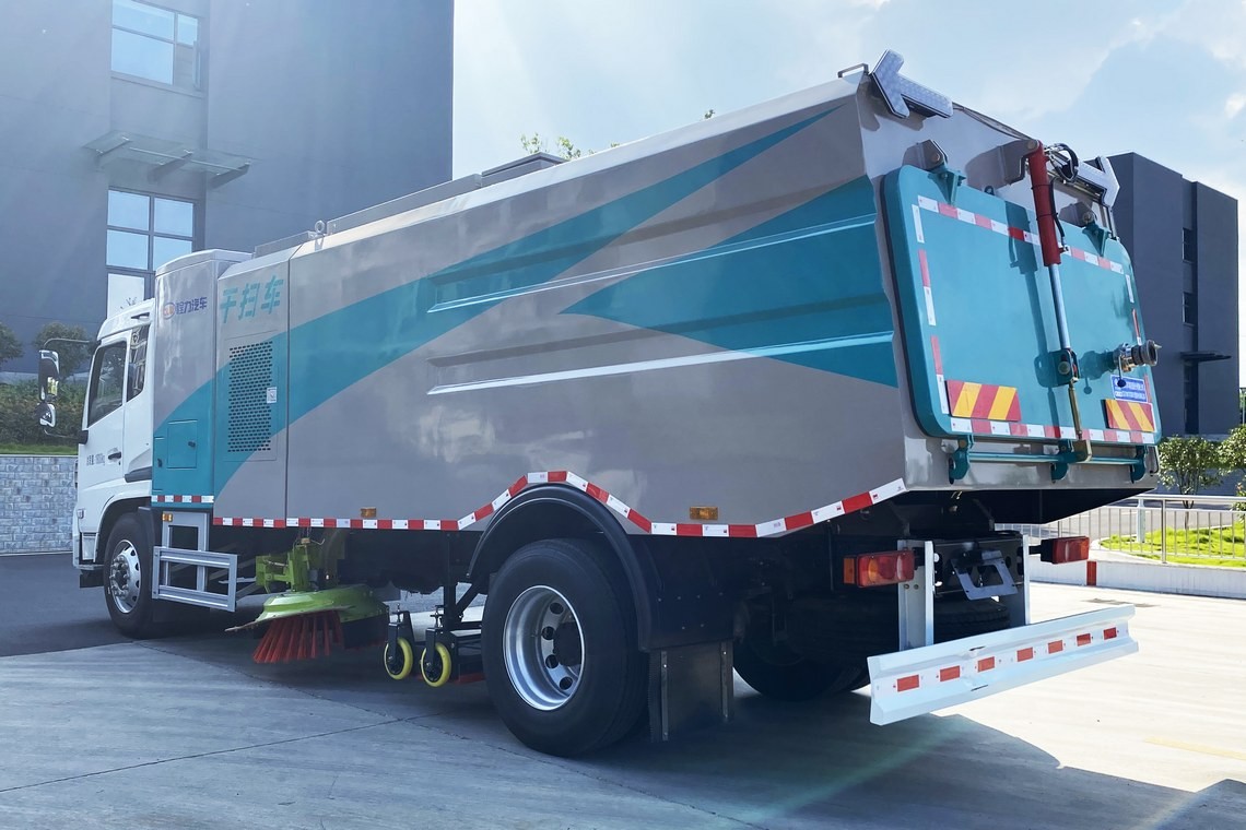 Dongfeng Tianjin reinigungsfreier Elektro-Streuwagen und Staubsauger