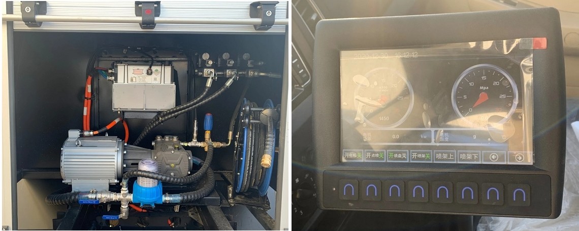 2-ton Dongfeng voll elektrischer Straßensauger