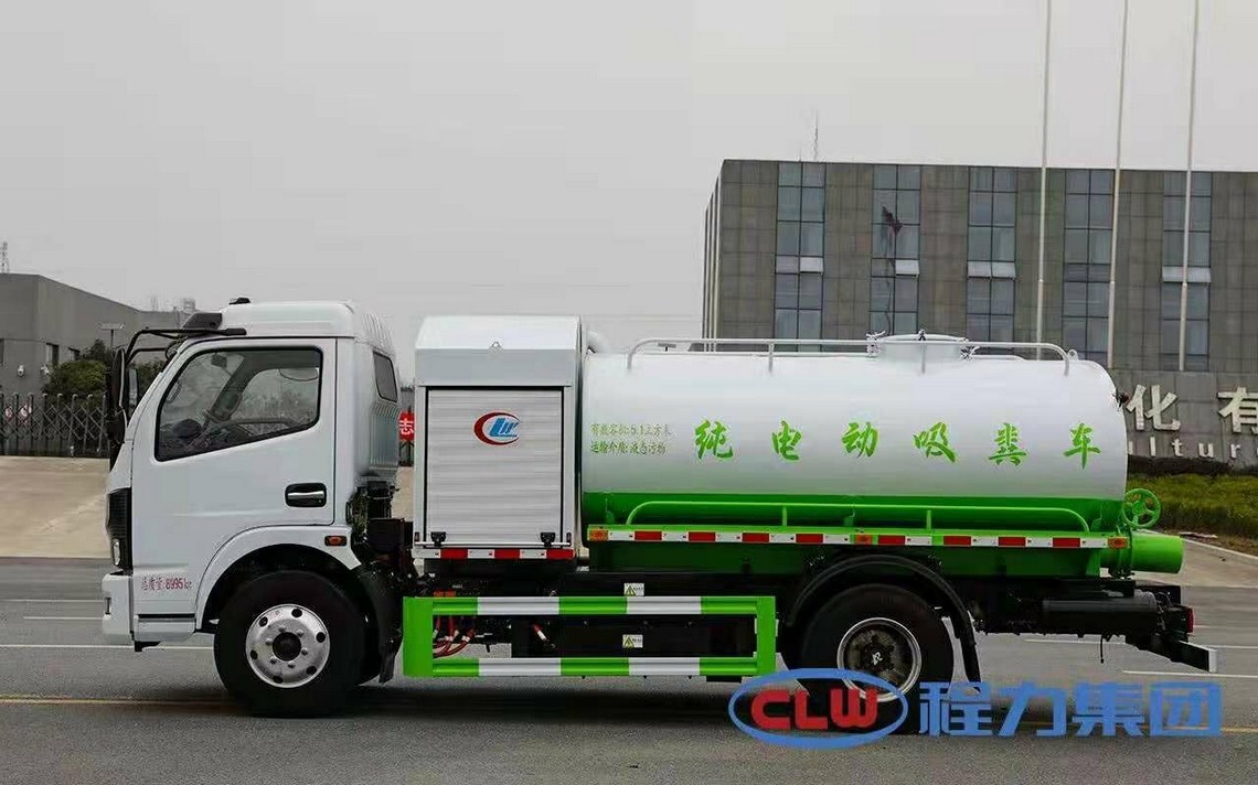 Fünfparteiige Dongfeng rein elektrische Abwassersaugmaschine