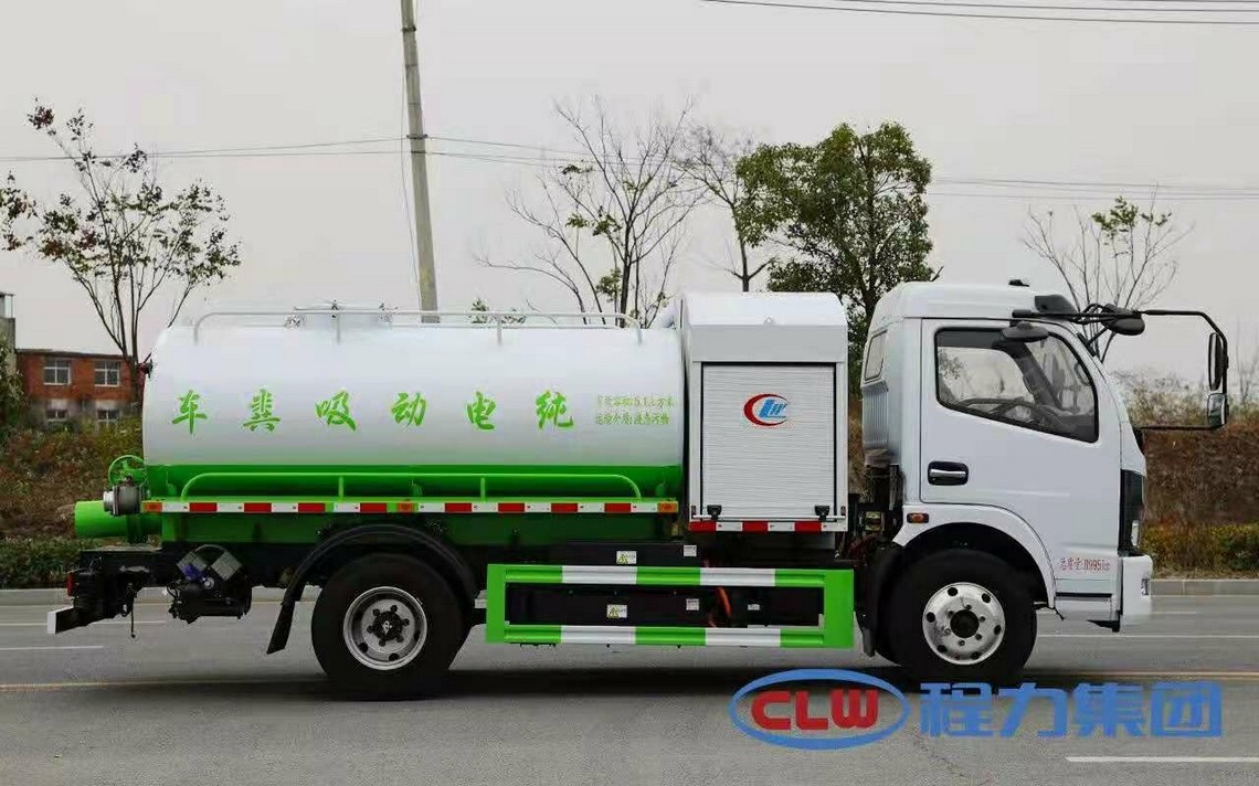 Fünfparteiige Dongfeng rein elektrische Abwassersaugmaschine