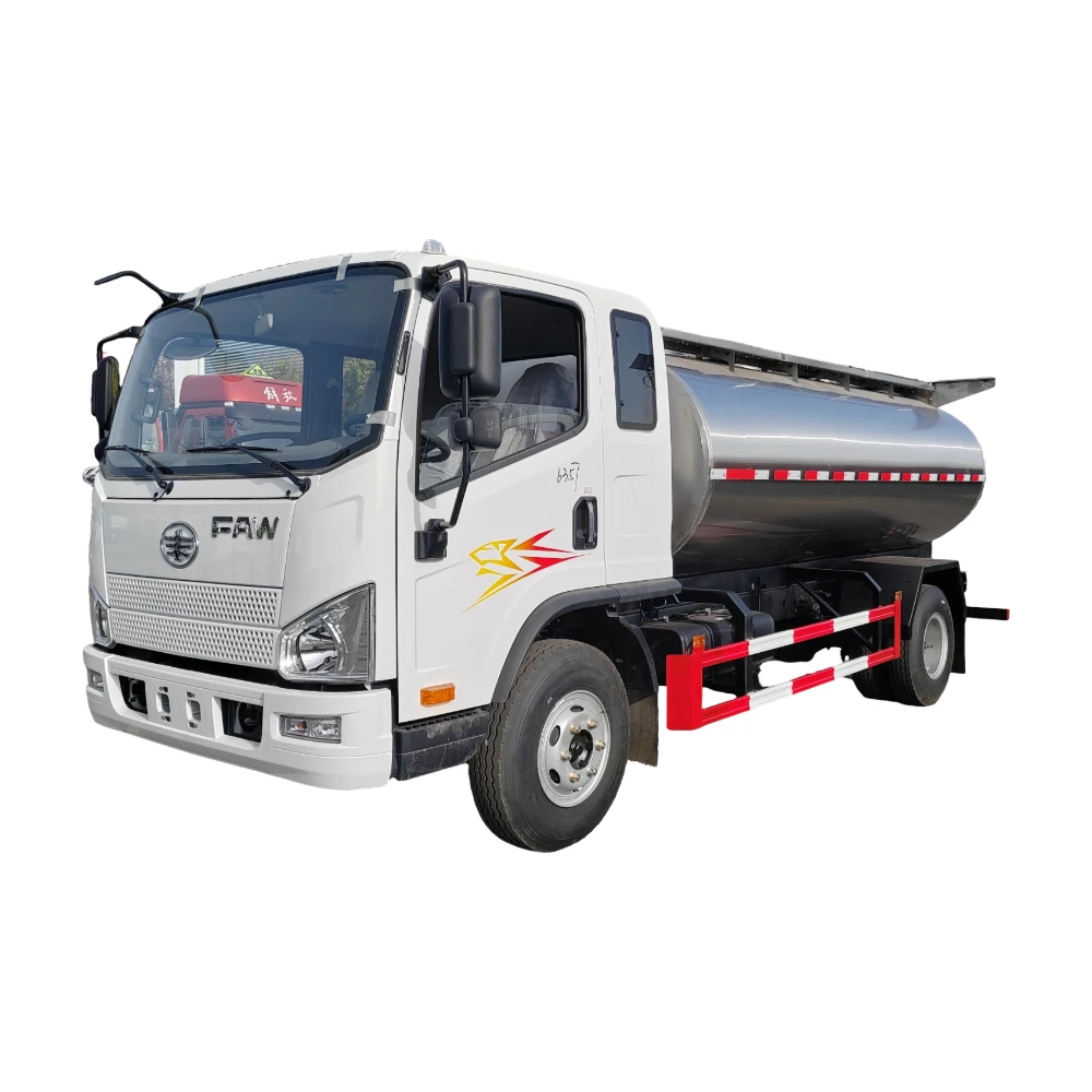 Individuell gestalteter 5000L-20000L Lebensmittelklasse Edelstahl Mobile frische Milch Kühl-Lkw 304 Isoliert für die Milchtransport