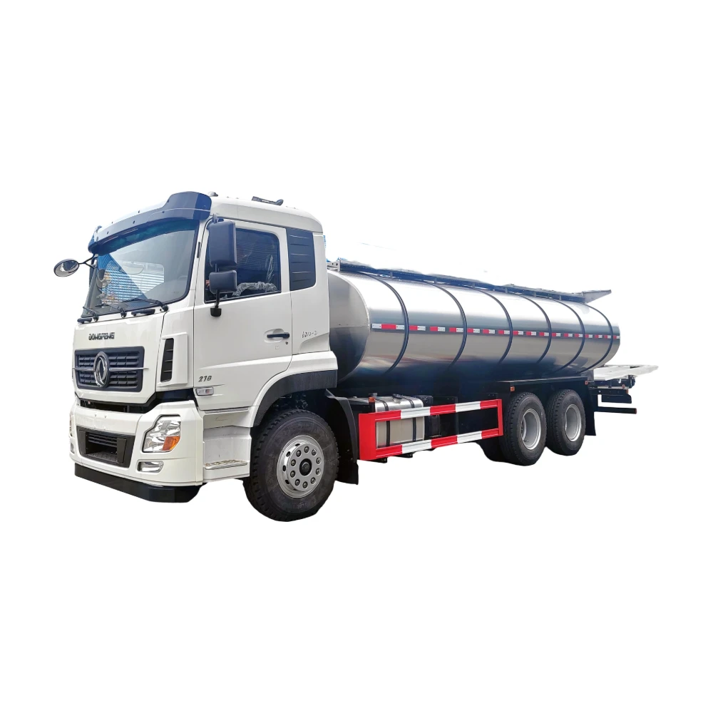 "Individuell gestalteter 20ton-23ton Dongfeng Dieselmotor Milchtransportwagen mit 8 Hinterachsen für Kühe und Schafe, neu und mit manueller Schaltung"