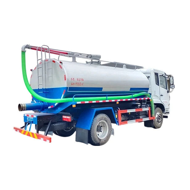 Dongfeng Manuelle Septiktankreinigung Abwassersaugwagen 6000L-13000L Fäkalsaugwagen